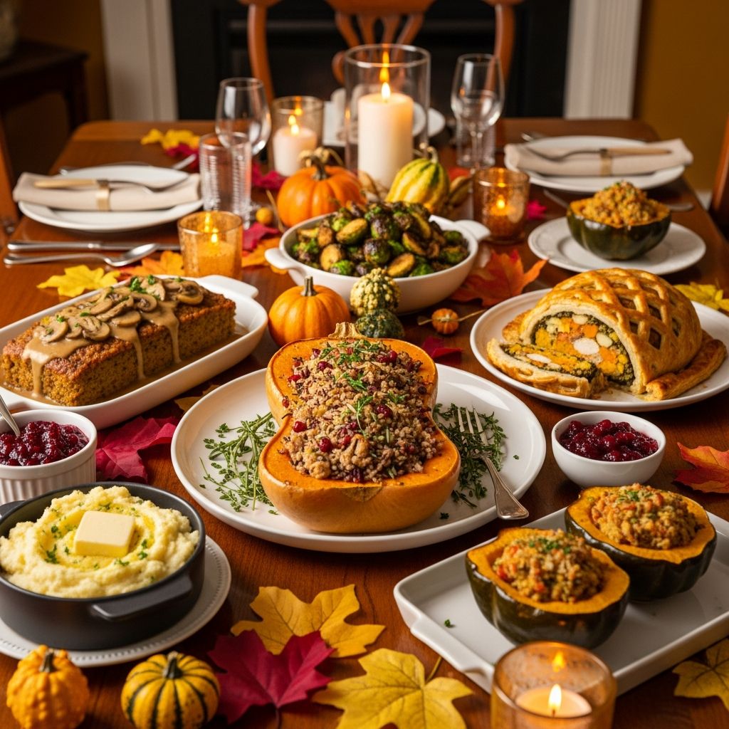 Discover delicious plant-based Thanksgiving main dishes that satisfy every palate.
