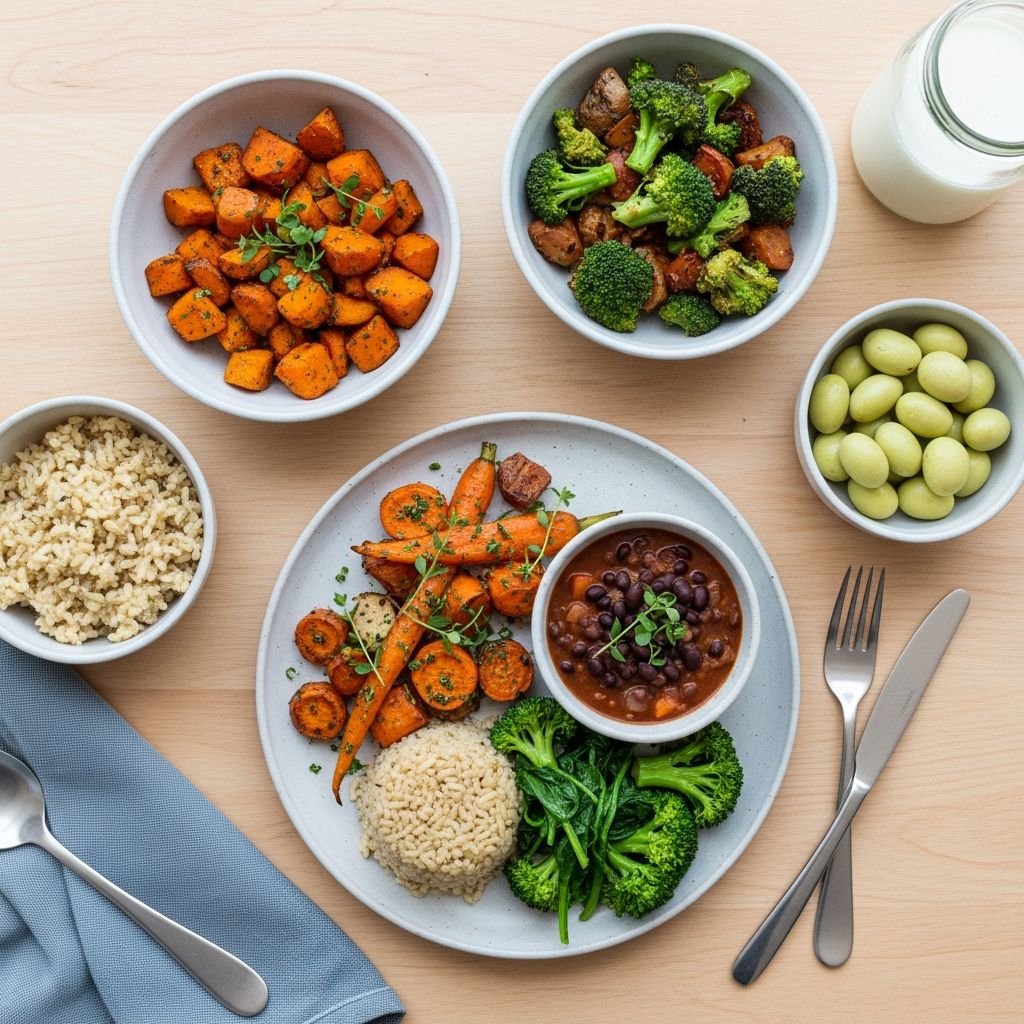 Affordable 7-day vegan meal plan for sustainable weight loss: 1200 calories daily with budget-friendly, nutrient-packed recipes.