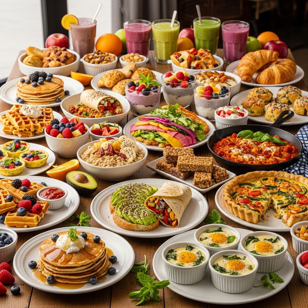 Discover 30 delicious, nutritious vegetarian breakfast recipes perfect for busy mornings and weekend brunches alike.