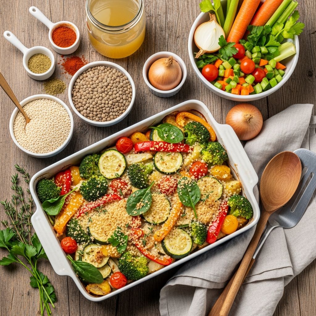 Discover 20 delicious vegetarian casseroles under 400 calories that support your weight loss goals with high fiber and protein.