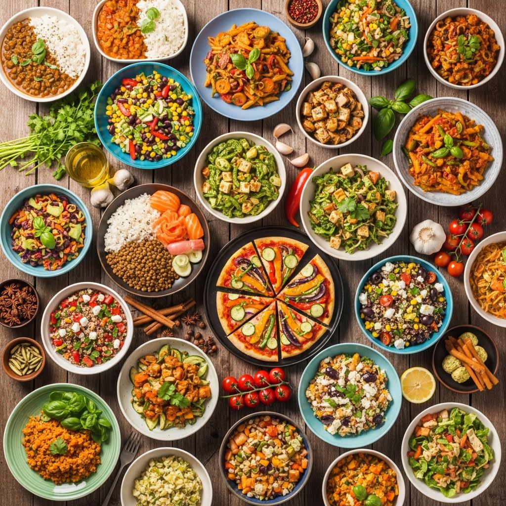 Discover 30 delicious, easy vegetarian dinner recipes packed with flavor, nutrition, and variety for every night of the week.