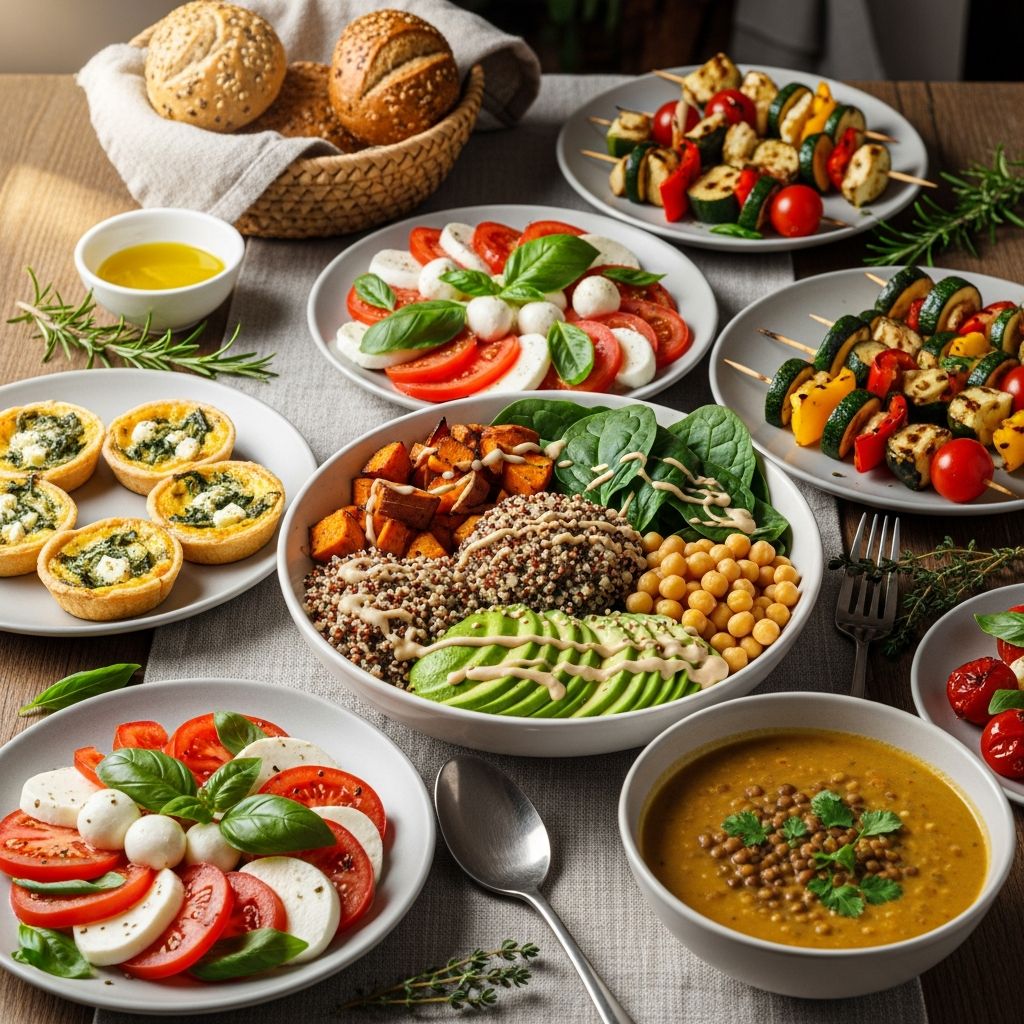 Delicious, nutritious vegetarian recipes that make plant-based eating easy, flavorful and satisfying for every meal.
