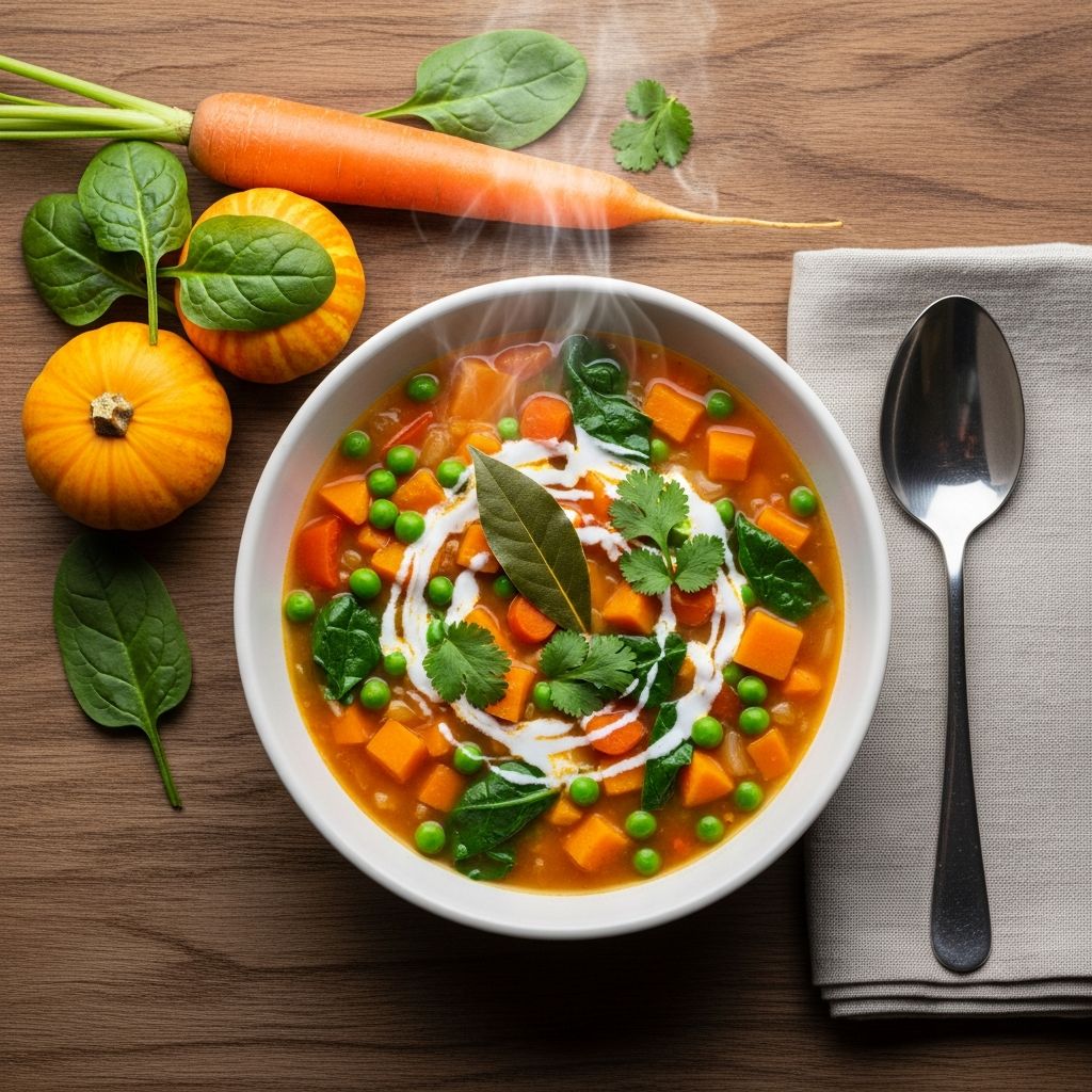 Discover 20 delicious vegetarian soups packed with fiber and nutrients to support your weight loss journey effortlessly.