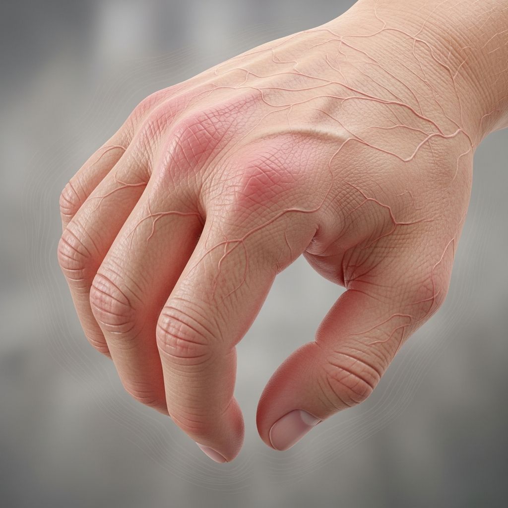 Rare chronic inducible urticaria triggered by vibration causing localised angioedema, erythema, and pruritus with genetic and acquired forms.