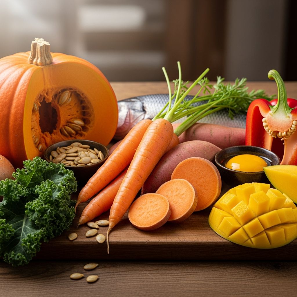 Essential fat-soluble vitamin for vision, immunity, skin health, and growth. Learn benefits, sources, deficiency risks, and safe dosage guidelines.