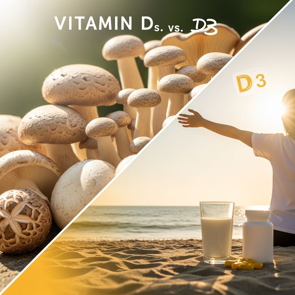 Vitamin D2 vs. D3: Key Differences and Benefits Discover the differences between vitamin D2 and D3, their sources, effectiveness, and which one is best for your health needs.