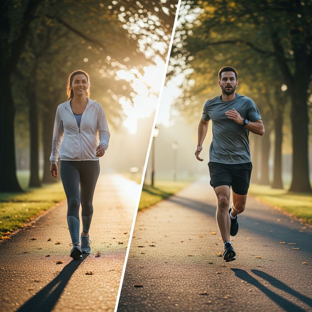 Discover the health benefits, differences, and expert advice on walking versus running to choose the best exercise for your fitness goals and lifestyle.