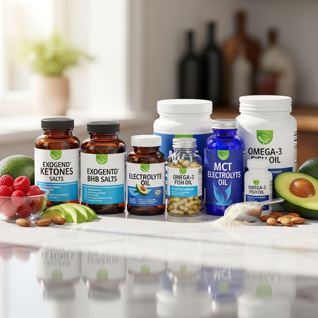 Discover the top keto supplements that may support weight loss, boost energy, and enhance ketosis on a low-carb diet.