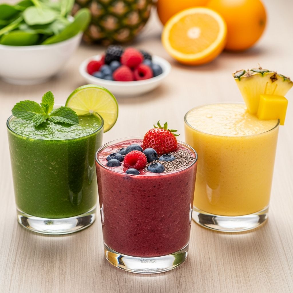 Delicious smoothie recipes packed with nutrients to support your weight loss journey and boost overall health.