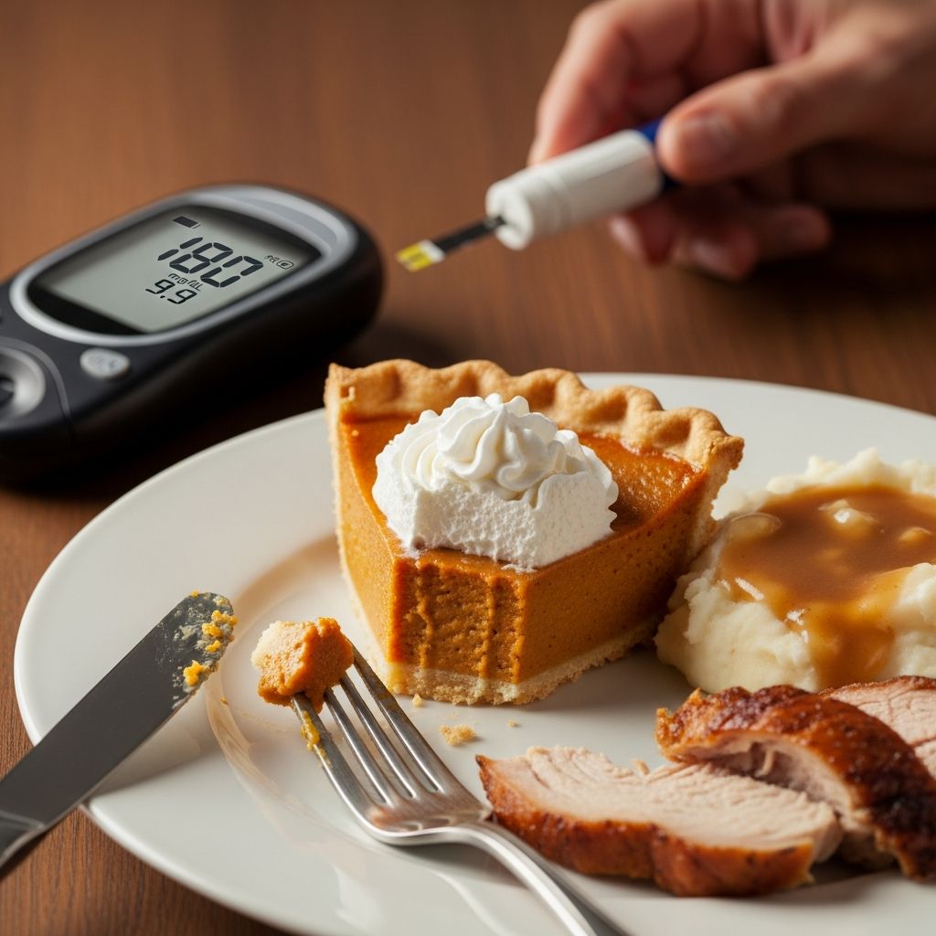 Discover how Thanksgiving feasts impact blood sugar levels and expert strategies to enjoy the holiday without dangerous spikes.