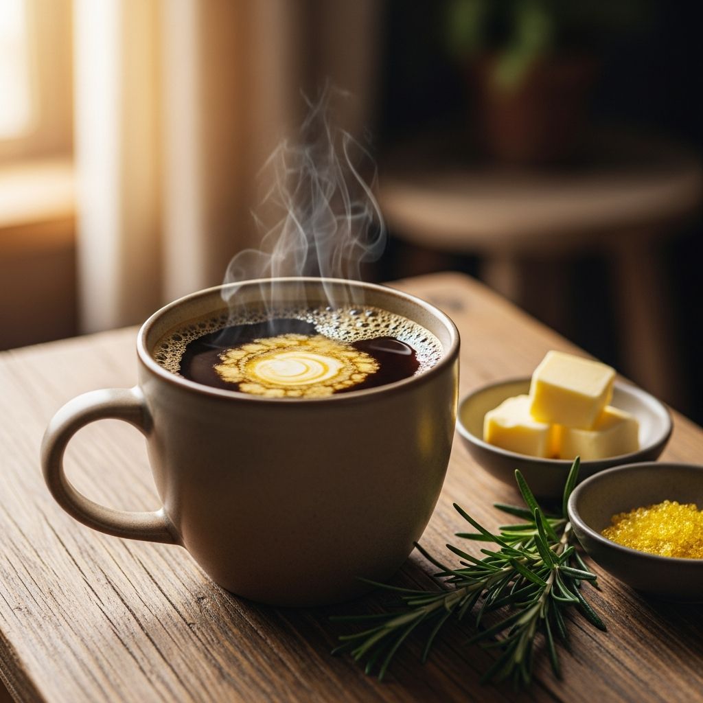What Is Bulletproof Coffee and Is It Healthy? Discover bulletproof coffee: a creamy blend of coffee, butter, and MCT oil promising sustained energy and keto support—but is it truly healthy?