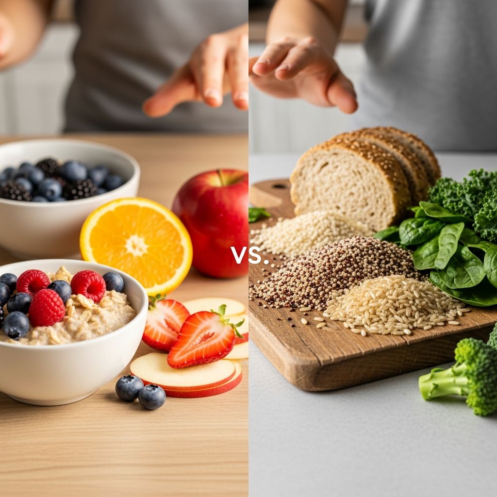 Understand soluble vs. insoluble fiber differences, benefits, food sources, and how to balance them for optimal digestion and health.
