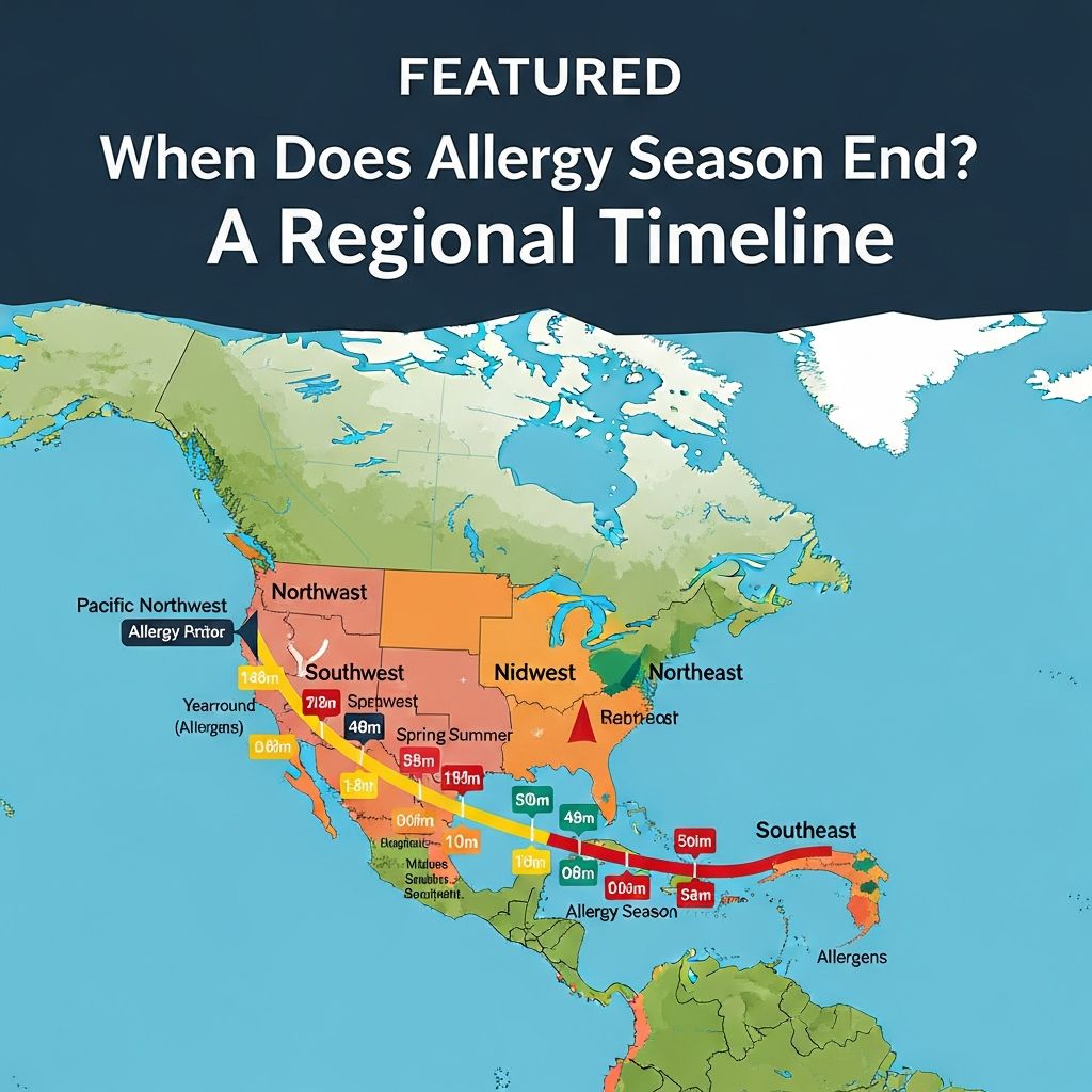 Discover when allergy season ends in your region and learn what triggers seasonal allergies.