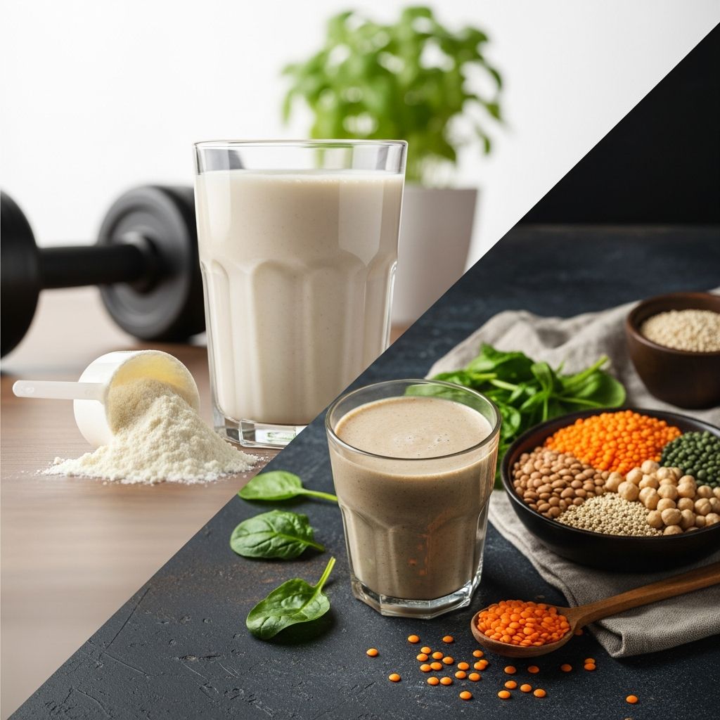 Discover the key differences between whey and plant protein powders to choose the best option for your fitness goals, diet, and health needs.