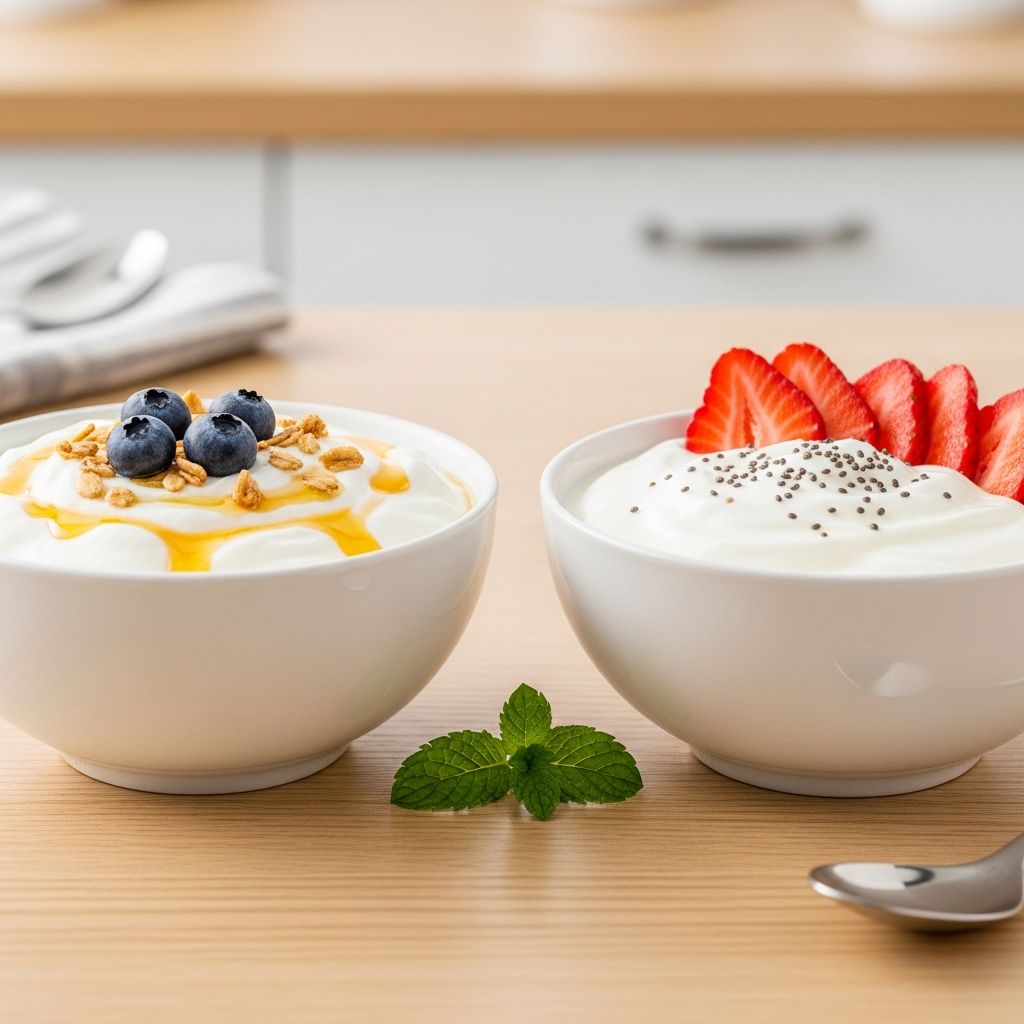 Discover the key nutritional differences between Greek and regular yogurt to choose the best option for your health and dietary goals.