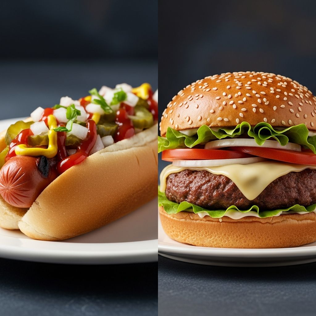 Uncover the nutritional truth behind summer grill favorites: hot dogs or hamburgers? Discover which wins for health and how to make both better.