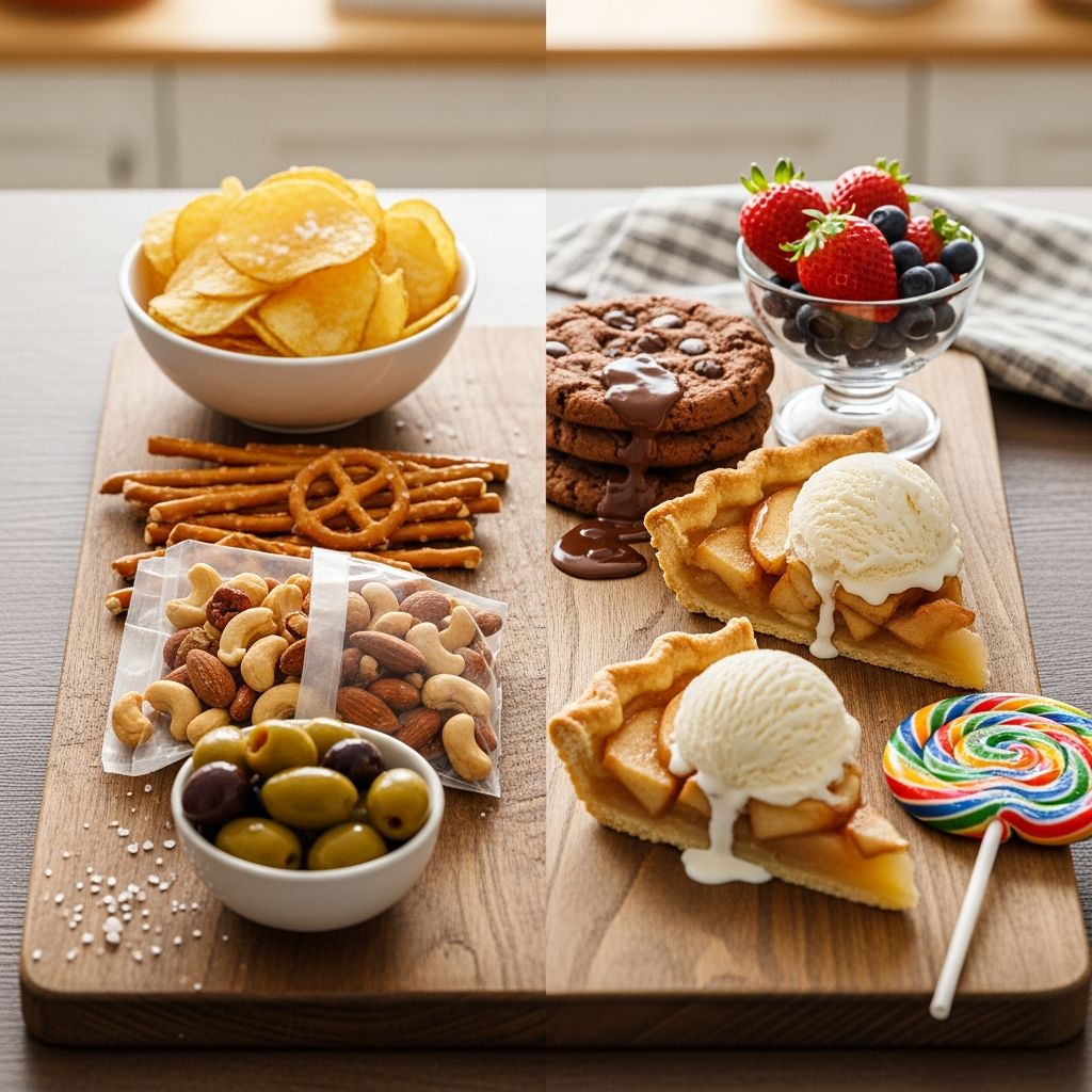 Discover which snack type—salty or sweet—poses greater health risks and learn smarter snacking strategies for better nutrition.
