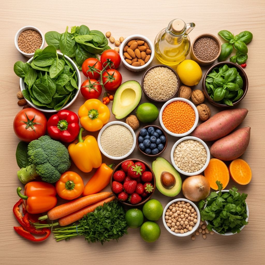 A comprehensive 7-day meal plan and beginner's guide to thriving on whole foods from plants for better health and weight management.