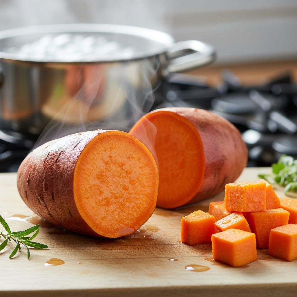 Discover how boiling sweet potatoes enhances nutrient bioavailability, lowers glycemic impact, and maximizes health benefits over other cooking methods.