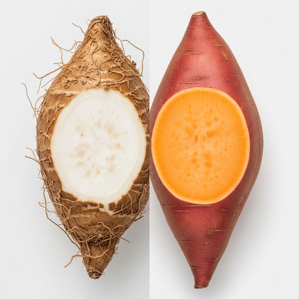 Uncover the key differences between yams and sweet potatoes in nutrition, health benefits, taste, and usage to make informed dietary choices.