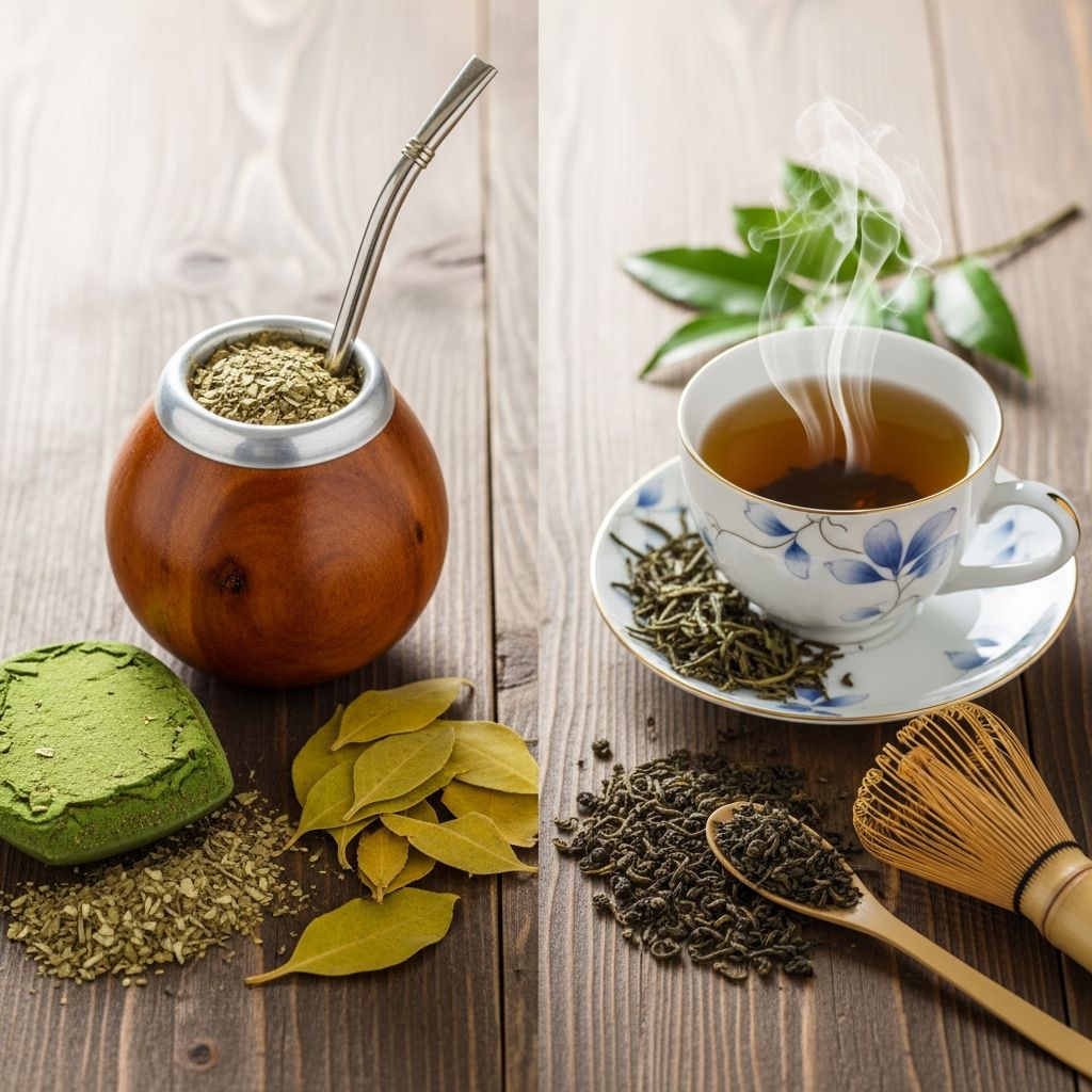 Discover which herbal infusion—Yerba Mate or green tea—offers superior antioxidants, energy, and health benefits for your daily routine.