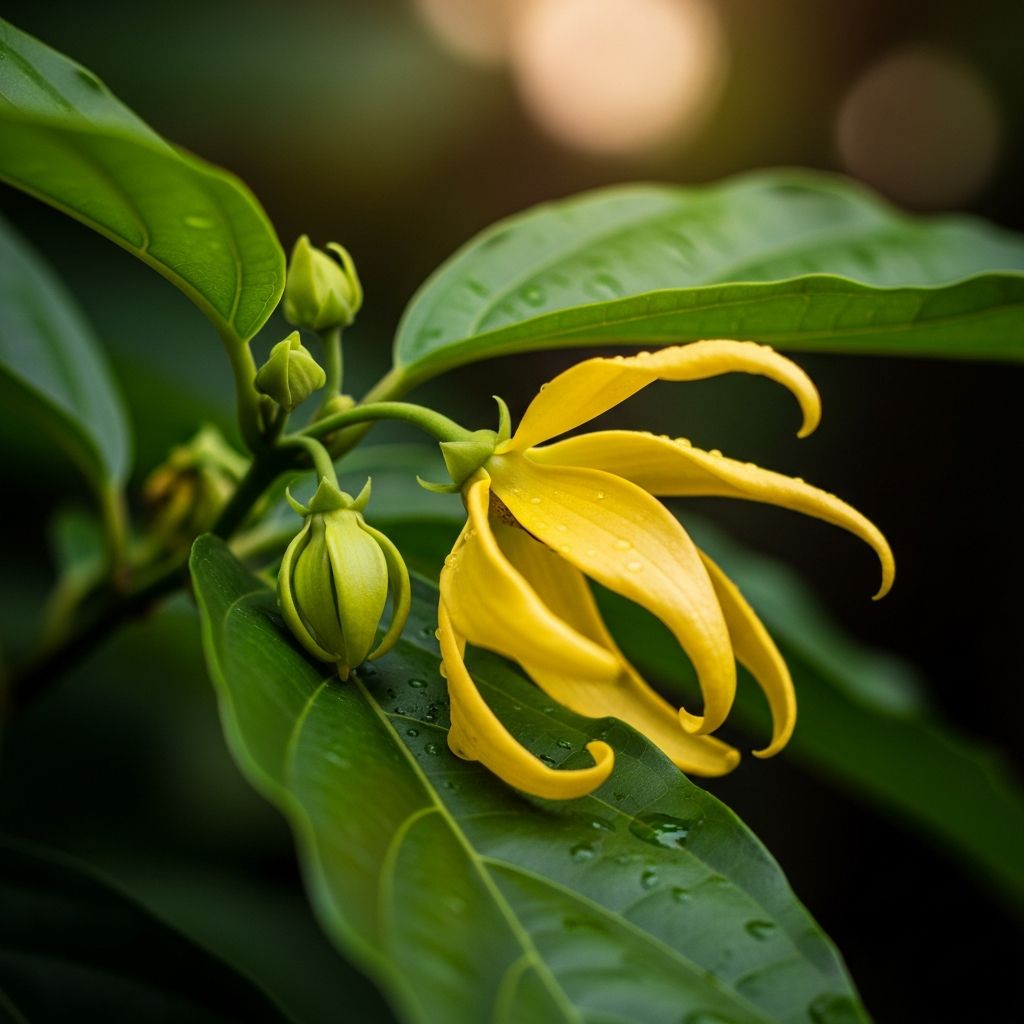 Discover the calming, mood-boosting power of ylang ylang essential oil for anxiety relief, heart health, skin care, and more.