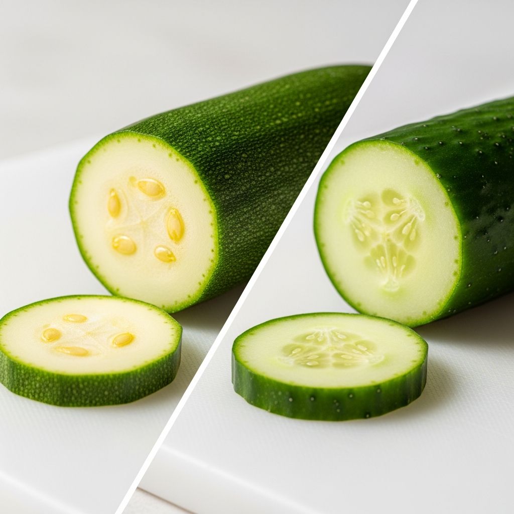 Discover the key nutritional differences between zucchini and cucumber to make smarter choices for your health and diet.