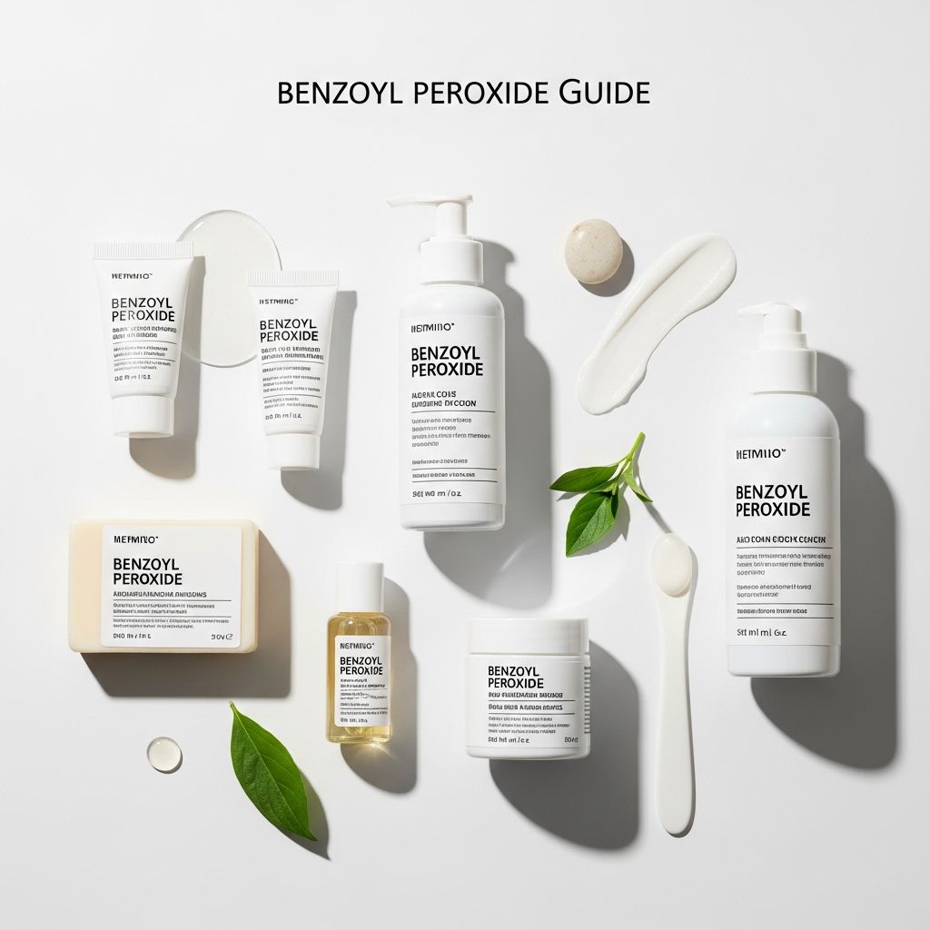 Comprehensive guide to using benzoyl peroxide safely and effectively for acne and skin conditions.