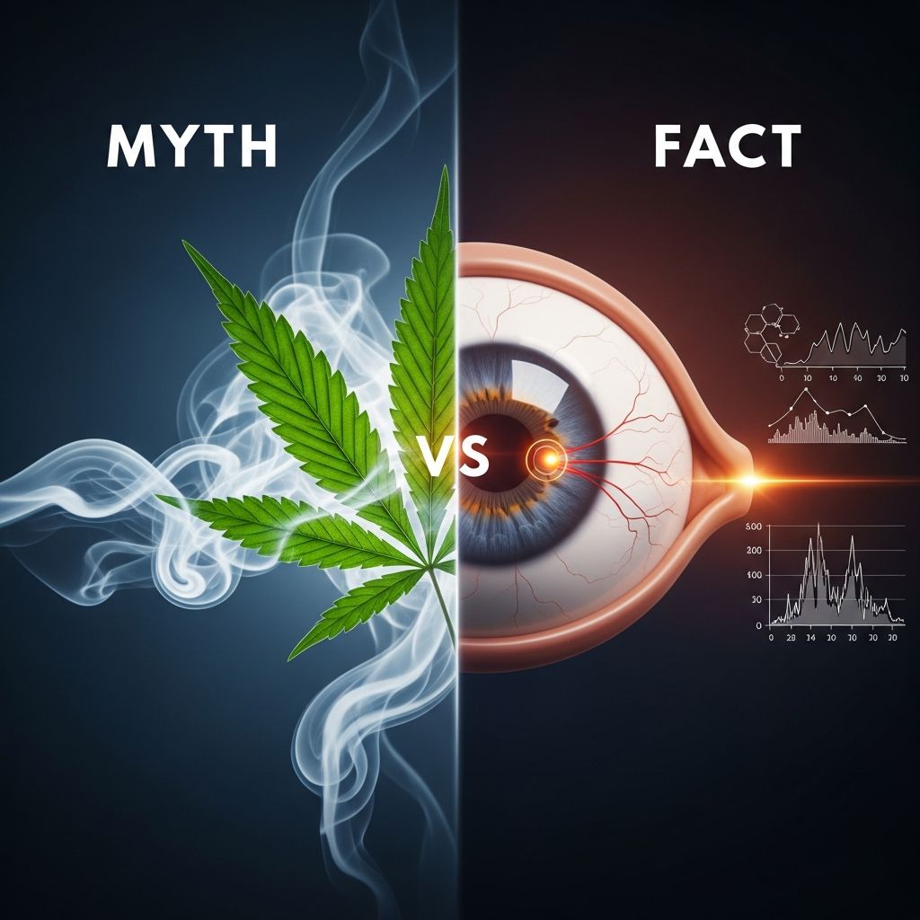 Explore the science behind cannabis use for glaucoma: temporary IOP relief but serious risks make it unsuitable for long-term eye care.