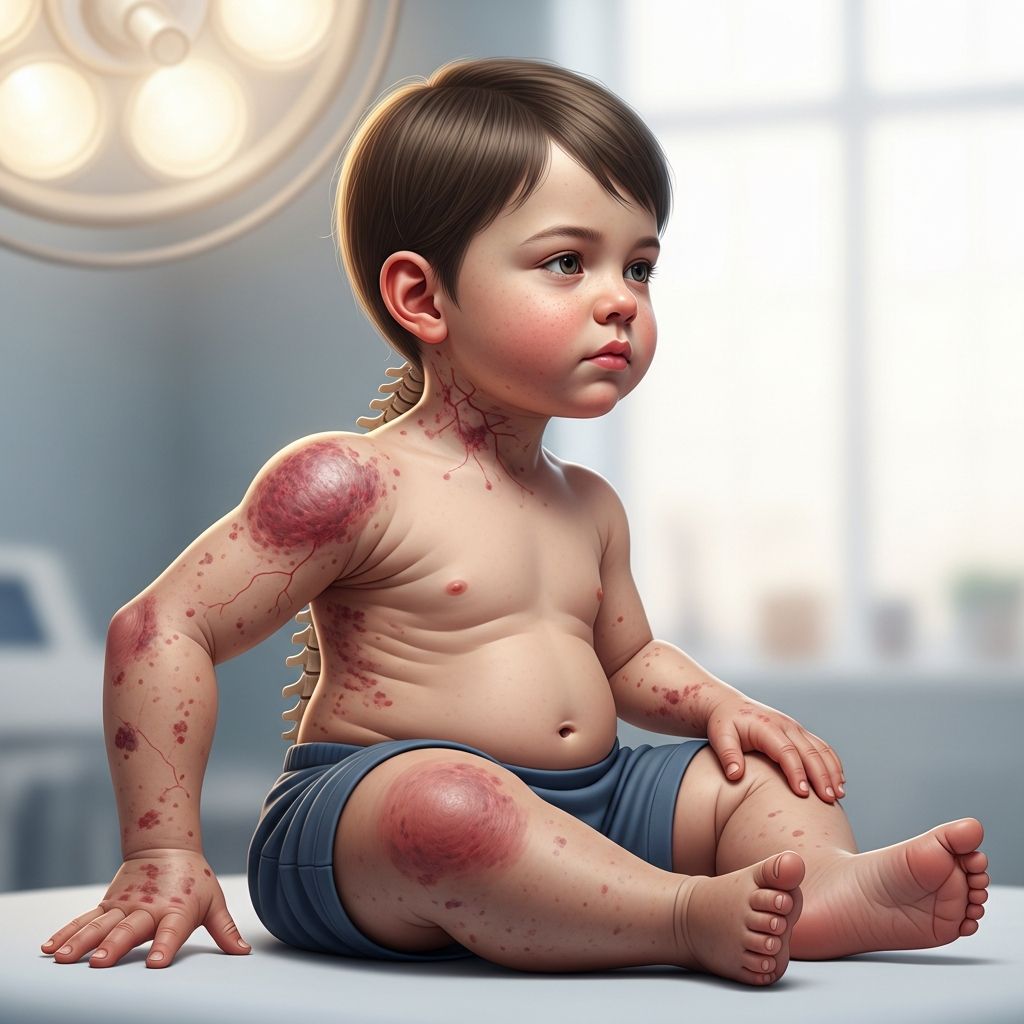 Rare overgrowth disorder with lipomatous masses, vascular malformations, epidermal nevi, and scoliosis/spinal anomalies.