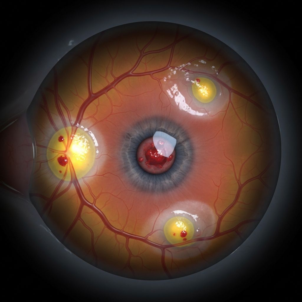 CMV Retinitis: Signs, Diagnosis, And Treatment Guide Understand cytomegalovirus retinitis, its risks in weakened immune systems, symptoms, diagnosis methods, and latest treatments to safeguard vision.