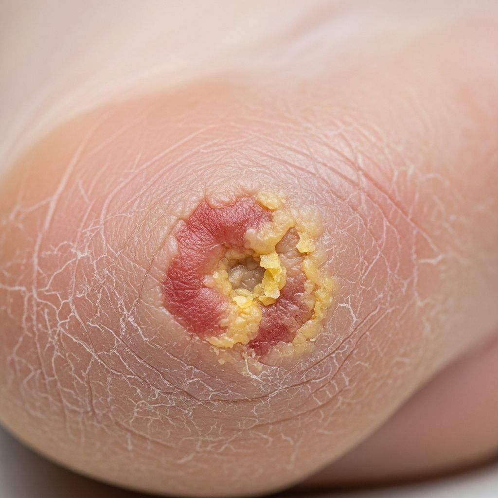 Comprehensive guide on causes, symptoms, diagnosis, management, and prevention of diabetic foot ulcers to avoid complications like amputation.