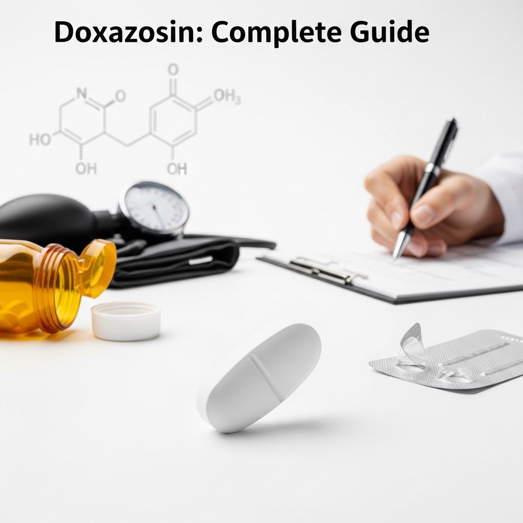 Explore doxazosin's role in managing hypertension, prostate issues, and more with detailed insights on usage, effects, and safety.