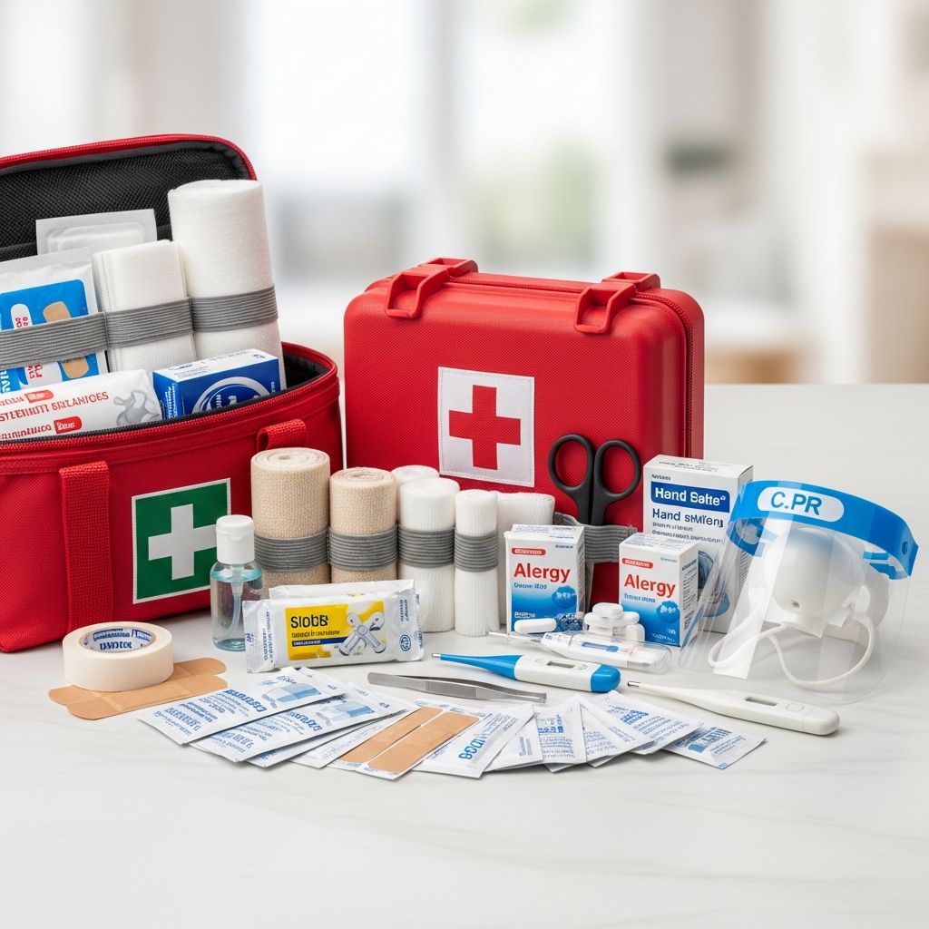 Build a comprehensive first aid kit to handle emergencies at home, work, or outdoors with expert-recommended supplies and organization tips.
