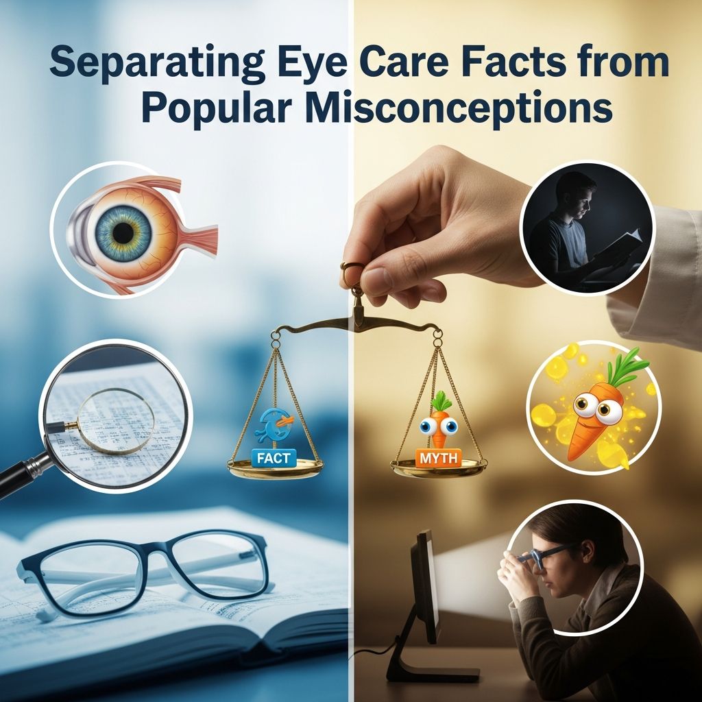 Discover which common beliefs about vision are true and which are harmful misconceptions.