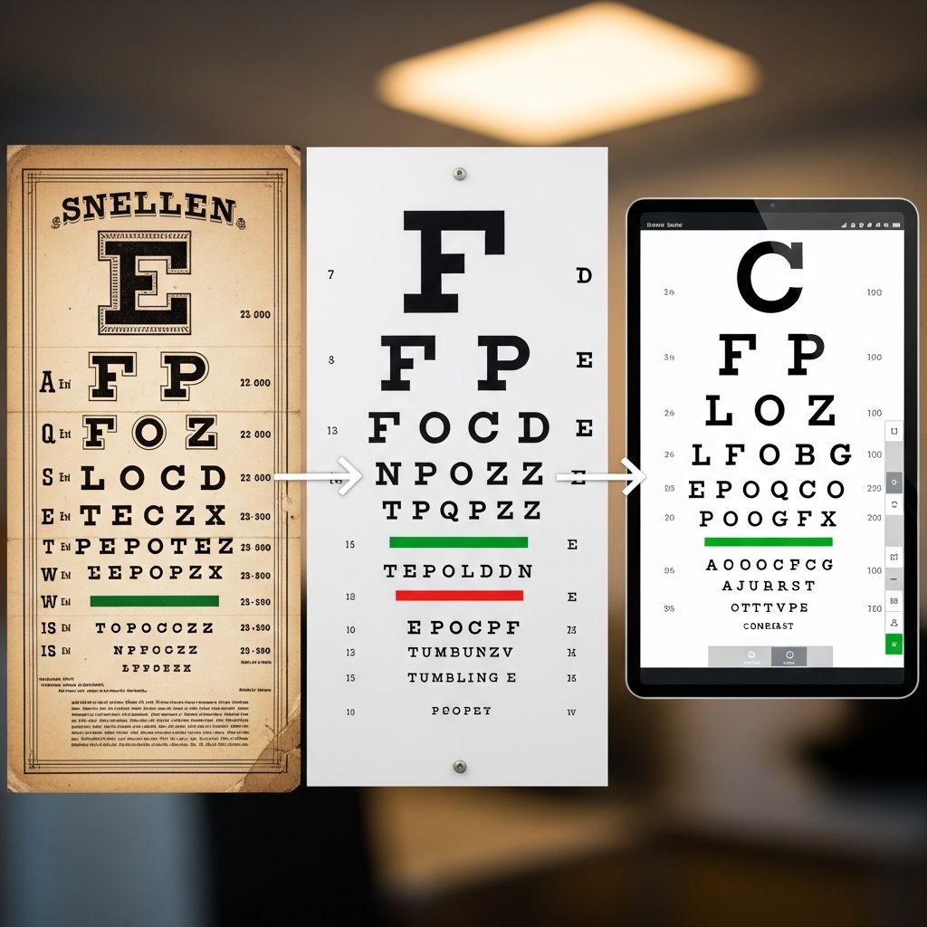 Discover the fascinating journey of eye charts from early experiments to modern vision testing standards that revolutionized eye care worldwide.