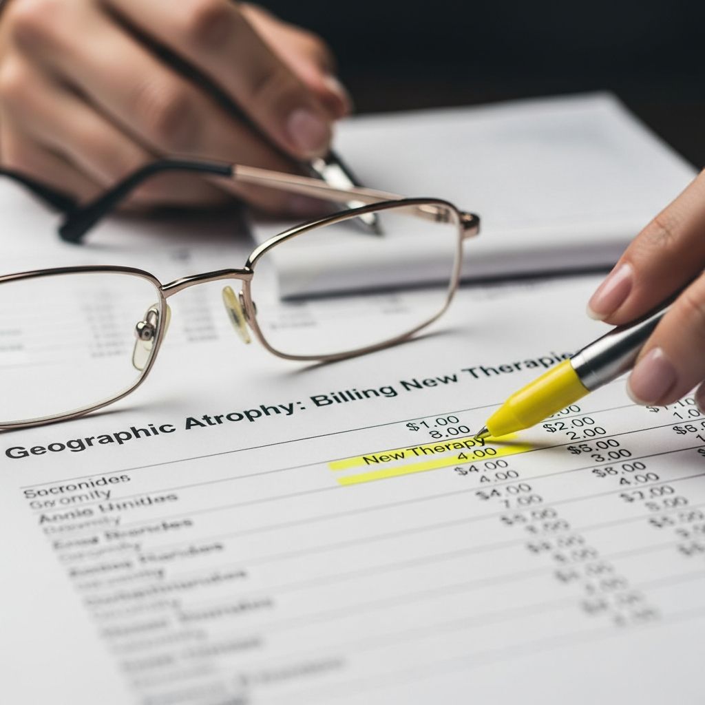 Master reimbursement strategies for GA treatments like Syfovre and Izervay to ensure fair compensation in advanced dry AMD care.