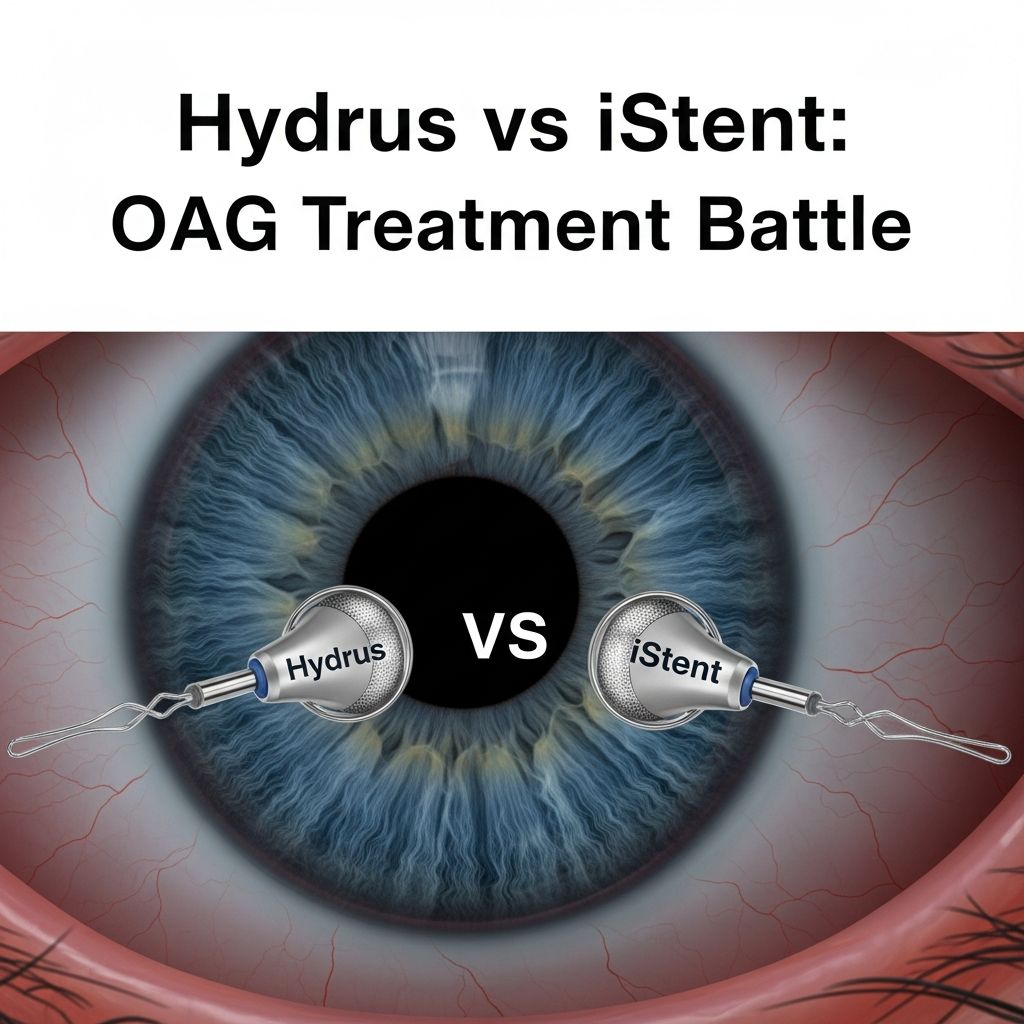 Discover how Hydrus and iStent microstents stack up in managing open-angle glaucoma, with key insights on IOP control, medication reduction, and long-term safety from recent studies.