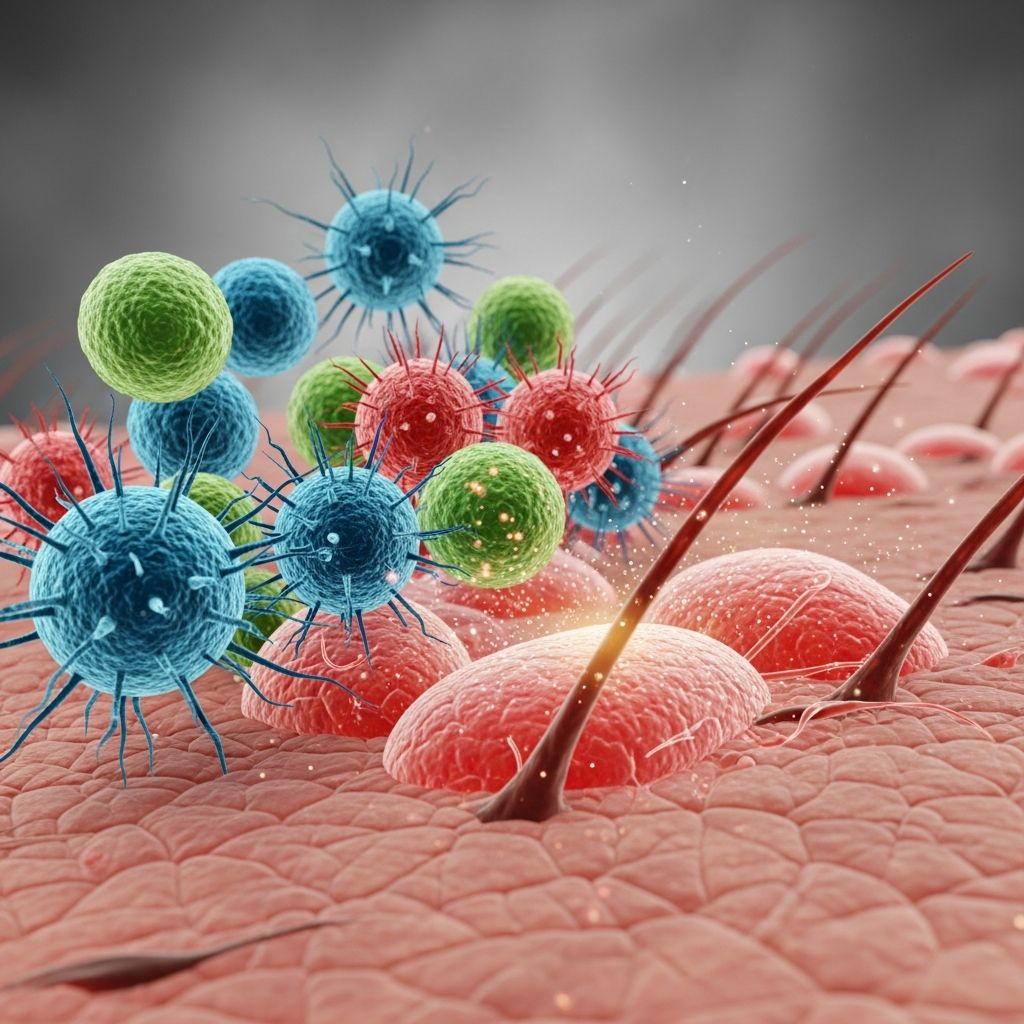 Explore the immune mechanisms behind psoriasis and how inflammation develops in the body.