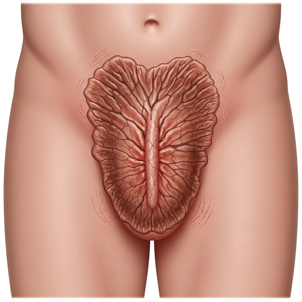 Understanding the causes, symptoms, diagnosis, and effective treatments for lichen simplex chronicus affecting the scrotal skin.