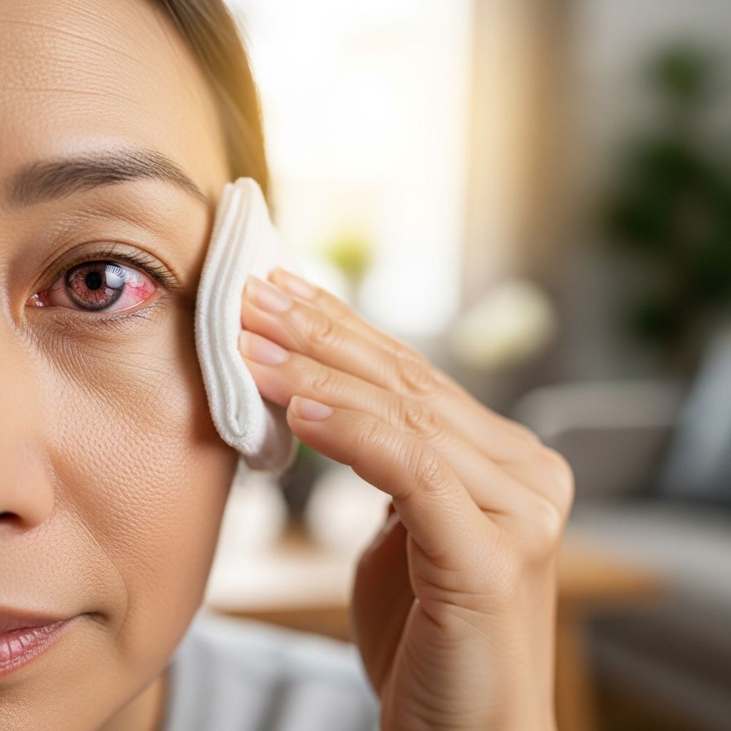 Learn effective at-home strategies to manage pink eye symptoms and promote faster recovery.