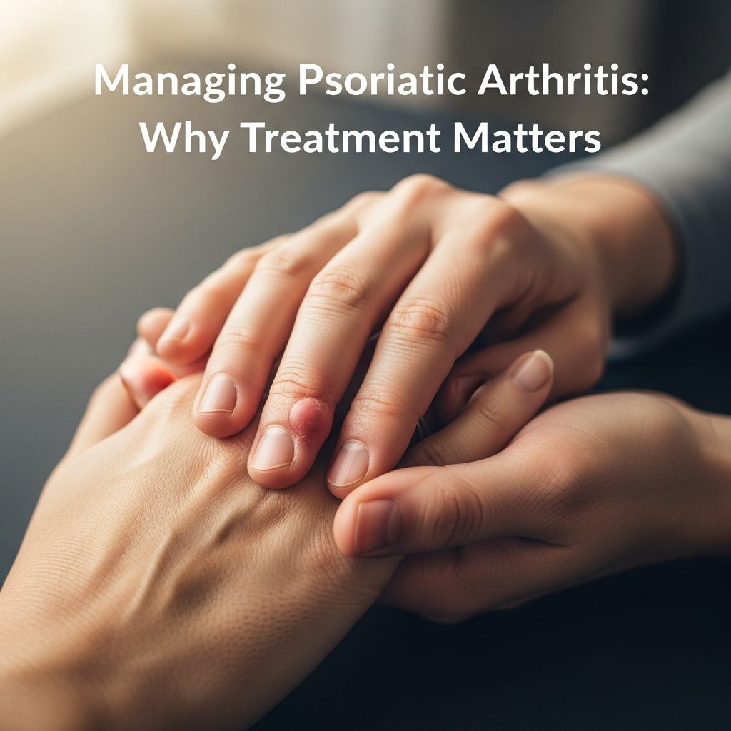 Discover why early intervention and comprehensive treatment strategies are essential for psoriatic arthritis management.