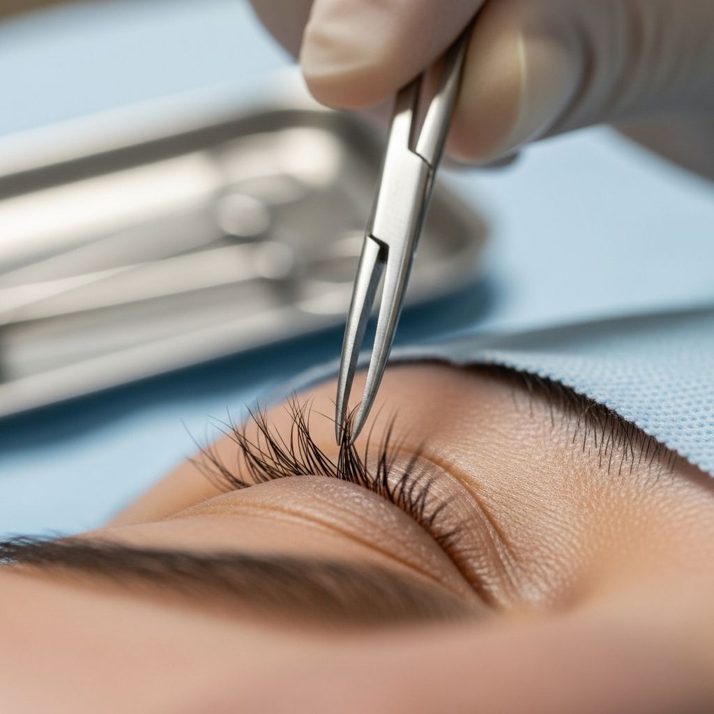 Discover proven medical techniques to safely correct misdirected eyelashes and prevent eye damage from trichiasis.