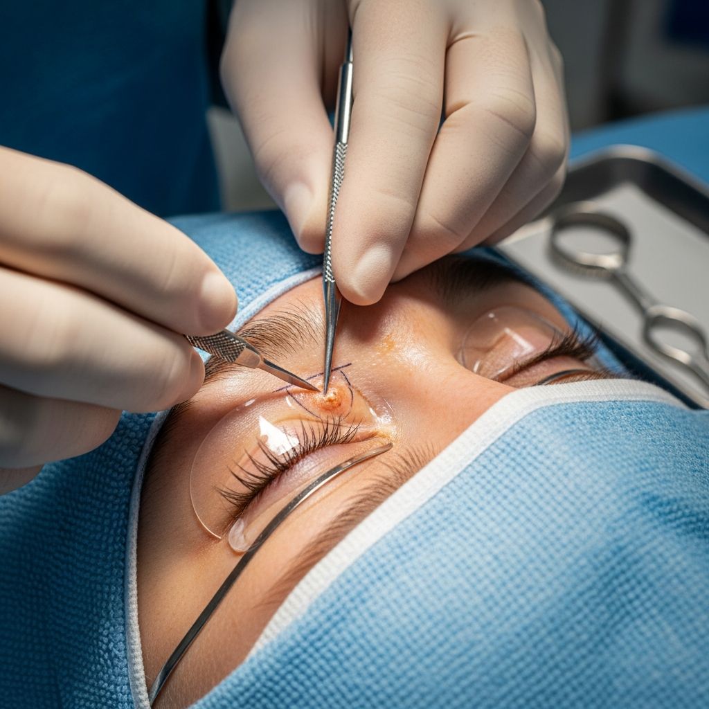 Discover how Mohs surgery precisely removes skin cancer near the eyes while preserving vision and appearance through advanced techniques.