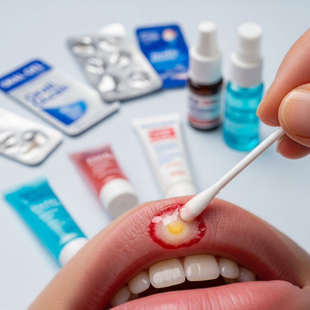 Discover effective pharmaceutical and topical remedies to manage oral ulcer pain and accelerate healing.