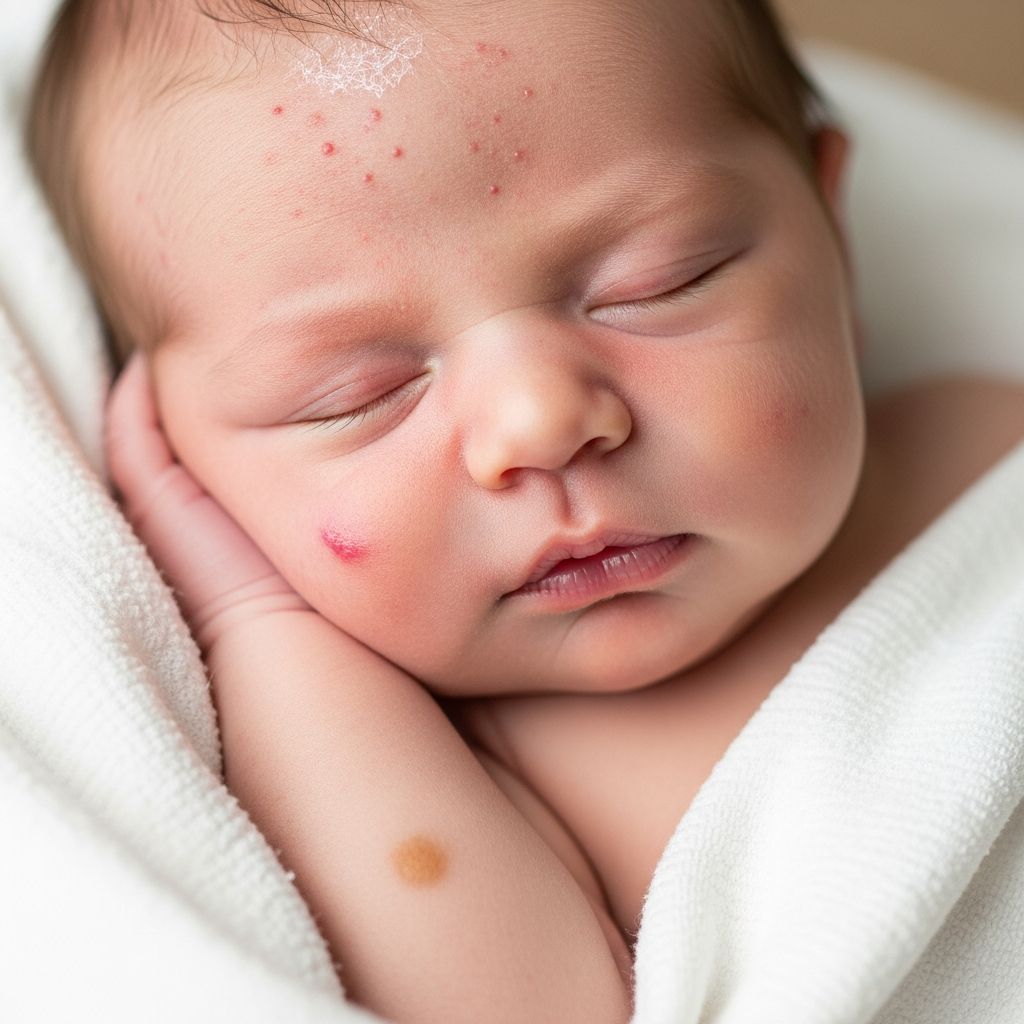 Discover common newborn skin conditions, from harmless rashes to birthmarks, with expert guidance on identification and care.