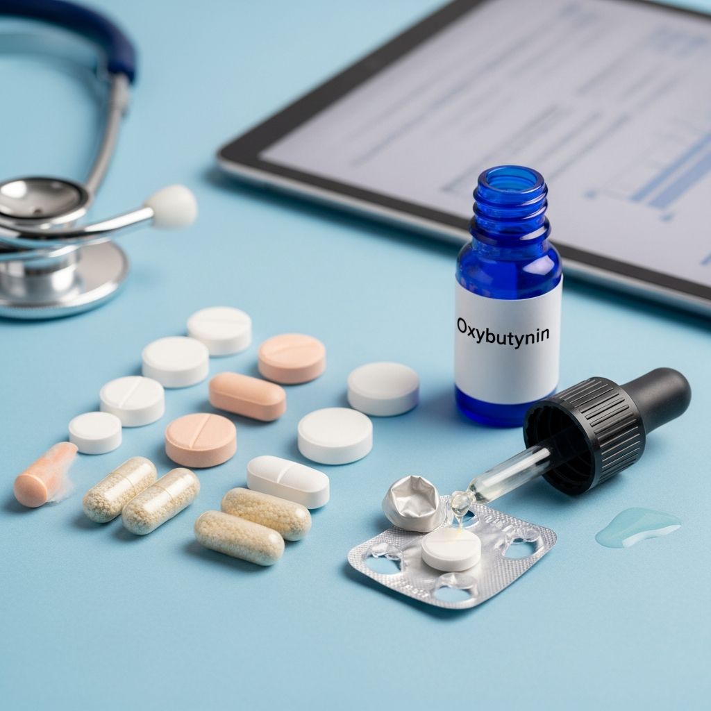 Comprehensive guide to oxybutynin: uses, dosing, side effects, and safety for overactive bladder management.