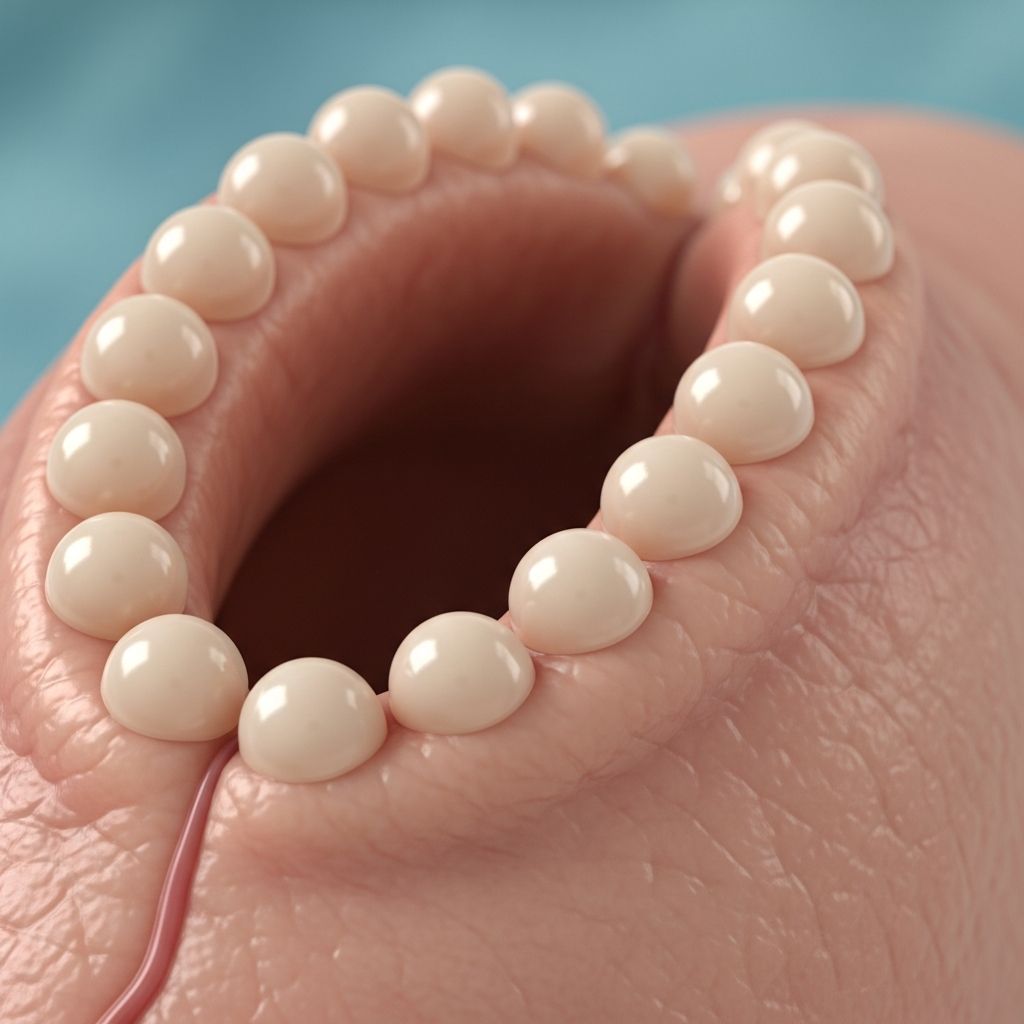 Benign skin-coloured bumps on the glans penis: causes, diagnosis, and treatment options explained.
