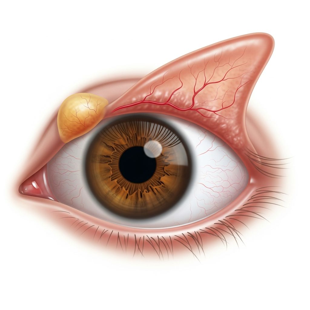 Discover the causes, symptoms, differences, and treatments for pinguecula and pterygium to protect your vision from these common sun-related eye conditions.