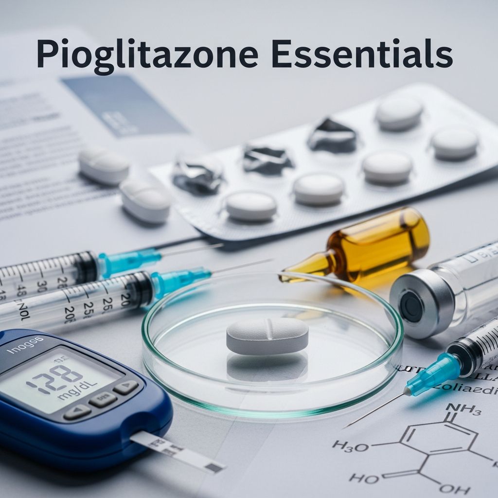 Comprehensive guide to pioglitazone: mechanism, dosing, benefits, risks, and patient tips for type 2 diabetes control.